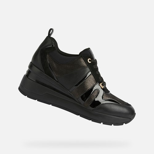 Geox Zosma Sneakers Damen Schwarz | RHP-617935