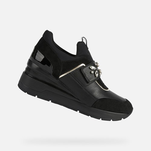 Geox Zosma Sneakers Damen Schwarz | XUI-485230